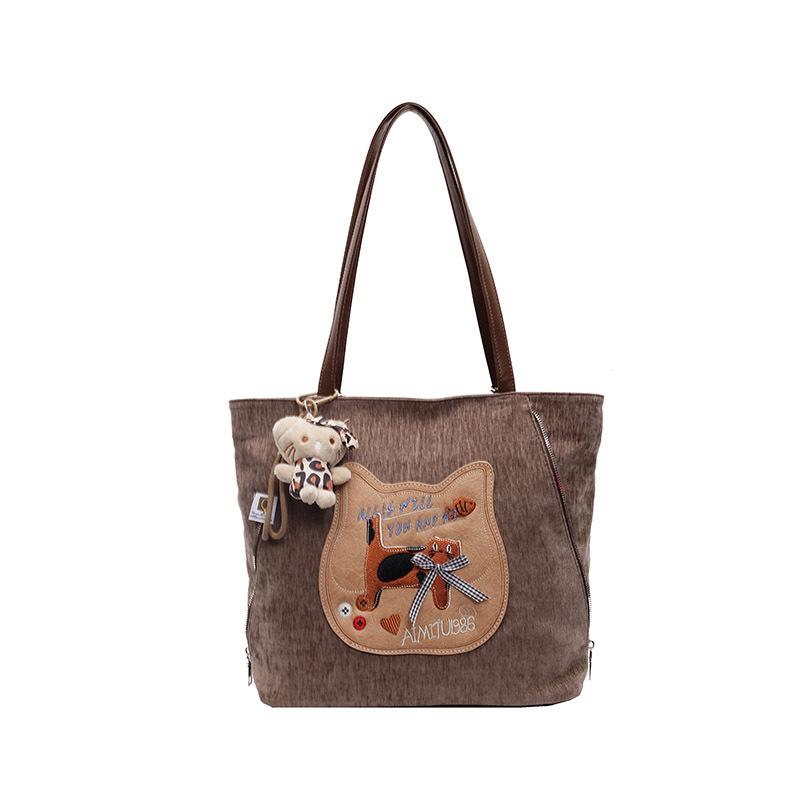 Tas selempang wanita Amy Rabbit dengan desain lucu, kapasitas besar, model terbaru tahun 2025, gaya sederhana, serbaguna dan cocok untuk ,sekaligus tas ransel.